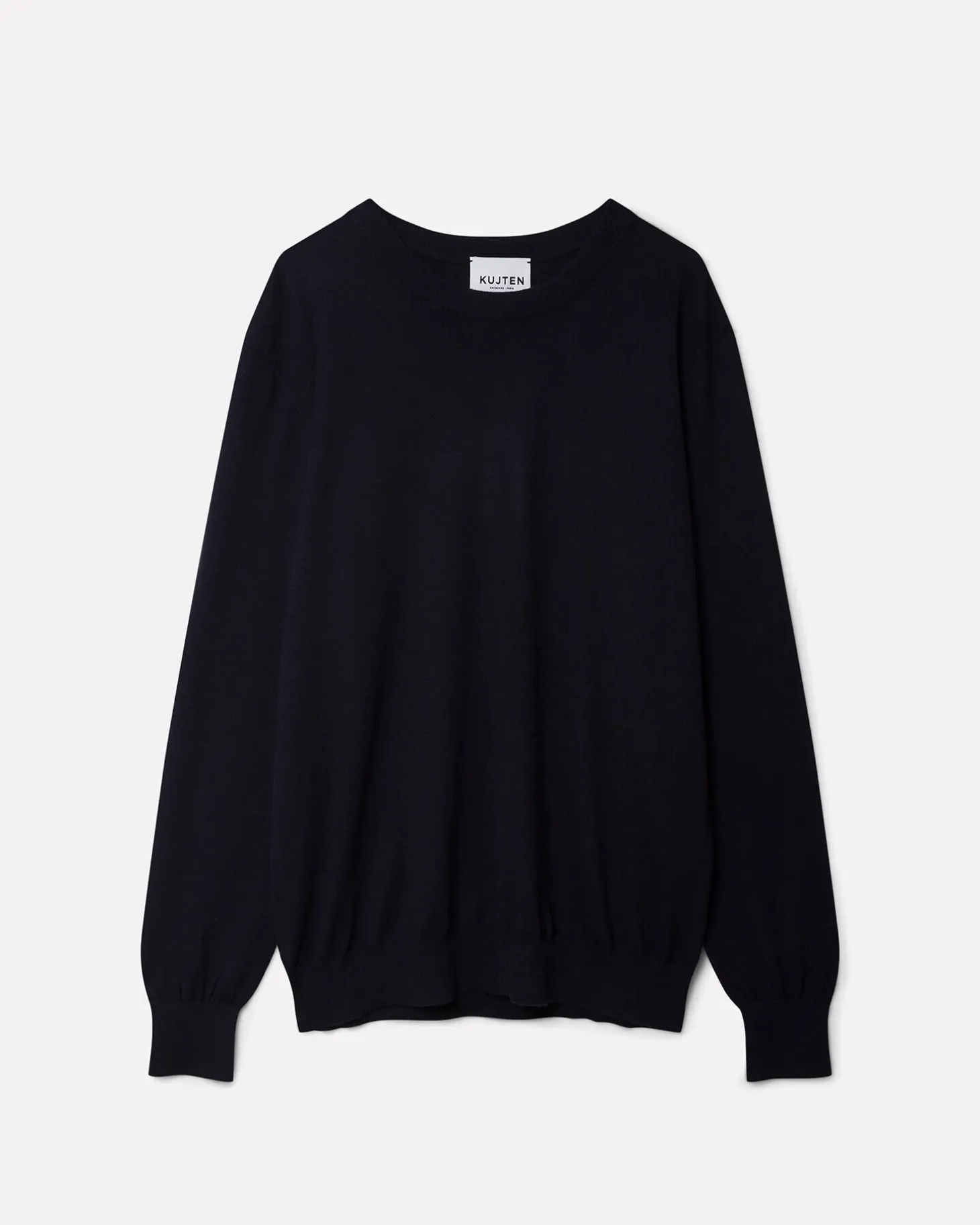 Pull Cachemire Col Rond Manches Longues