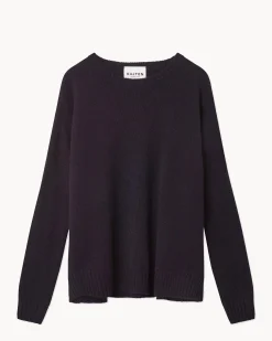 Pull Cachemire Col Rond Oversize Femme