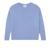 Pull Cachemire Col Rond Oversize Femme, 6 Fils