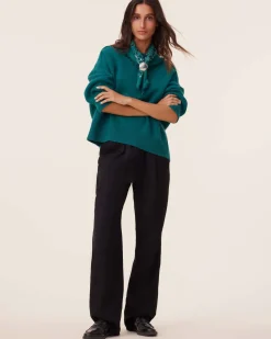 Pull Cachemire Col Rond Oversize, 8 Fils