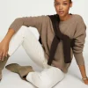 Pull Cachemire Col Rond Oversize Femme