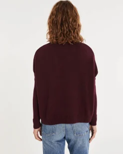 Pull Cachemire Col Rond Oversize Femme