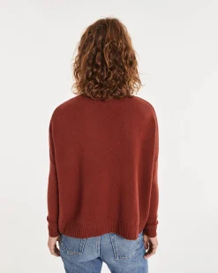 Pull Cachemire Col Rond Oversize Femme