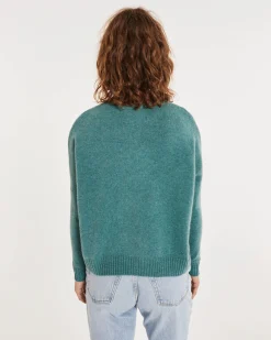 Pull Cachemire Col Rond Oversize Femme