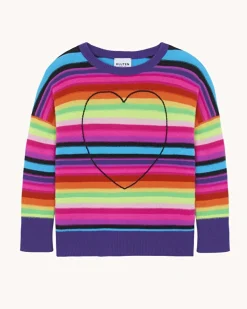 Pull Cachemire Col Rond Oversize, 4 Fils
