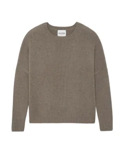 Pull Cachemire Col Rond Oversize Femme