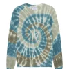 Pull Cachemire Col Rond Tie & Dye, 2 Fils