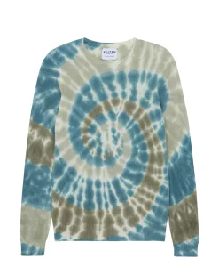 Pull Cachemire Col Rond Tie & Dye, 2 Fils