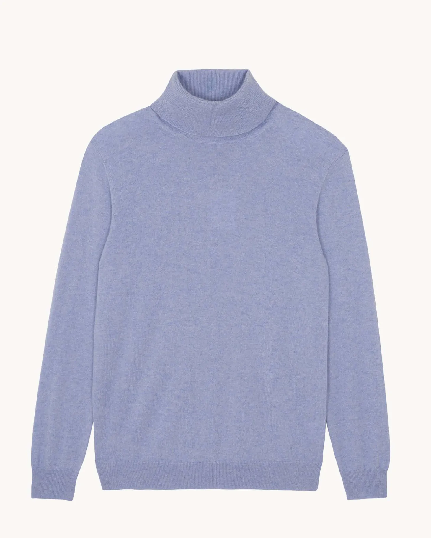 Pull Cachemire Col Roule Homme Basic, 2 Fils
