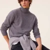 Pull Cachemire Col Roule Homme Basic