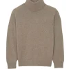 Pull Cachemire Col Roule Manches Longues