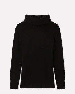 Pull Cachemire Col Roule Double Femme