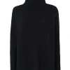 Pull Cachemire Col Roule Oversize Femme