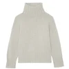 Pull Cachemire Col Roule Oversize Femme