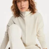 Pull Cachemire Col Roule Oversize Femme