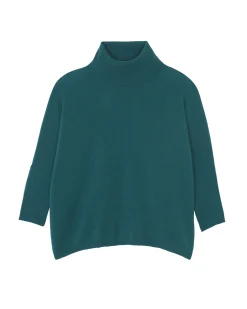 Pull Cachemire Col Roule Oversize, 2 Fils