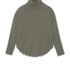 Pull Cachemire Col Roule Liquette, 2 Fils