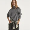 Pull Cachemire Col Roule Oversize