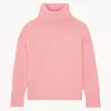 Pull Cachemire Col Roule Oversize Femme, 10 Fils