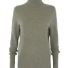Pull Cachemire Col Roule Manches Mitaine