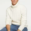 Pull Cachemire Col Roule Torsade
