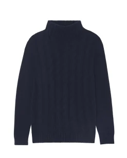 Pull Cachemire Col Roule Torsade