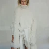 Pull Cachemire Col Roule Oversize, 8 Fils