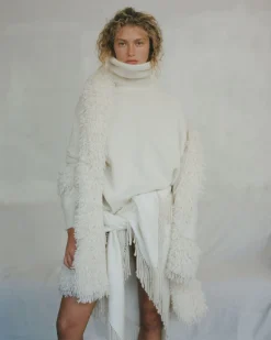 Pull Cachemire Col Roule Oversize, 8 Fils