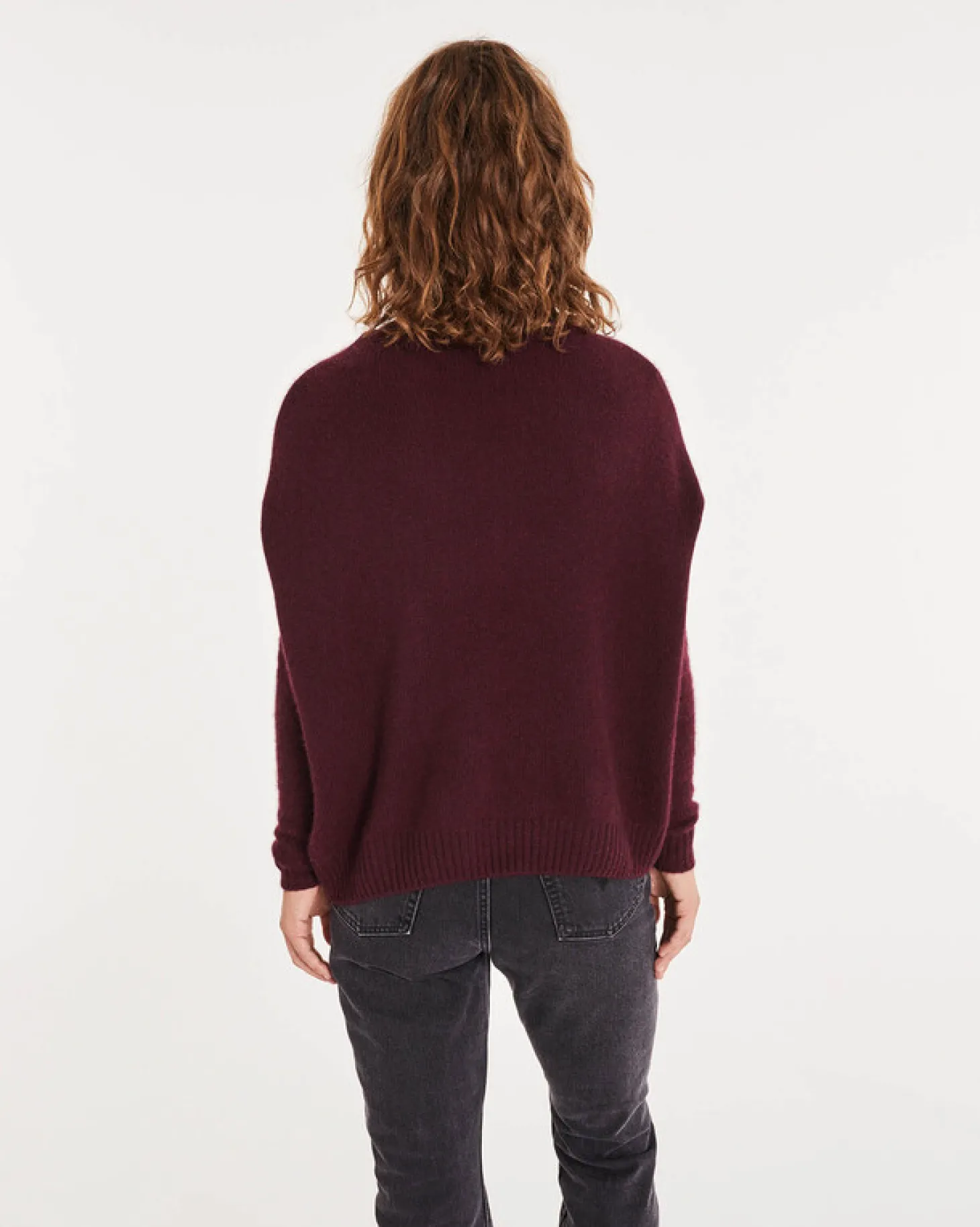 Pull Cachemire Col Roule Oversize
