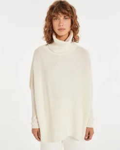 Pull Cachemire Col Roule Oversize Femme