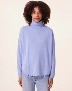 Pull Cachemire Col Roule Liquette, 2 Fils