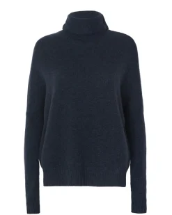 Pull Cachemire Col Roule Oversize Femme
