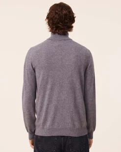 Pull Cachemire Col Roule Homme Basic