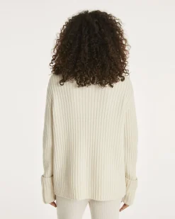 Pull Cachemire Col Roule Manches Longues