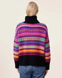 Pull Cachemire Col Roule Oversize, 8 Fils