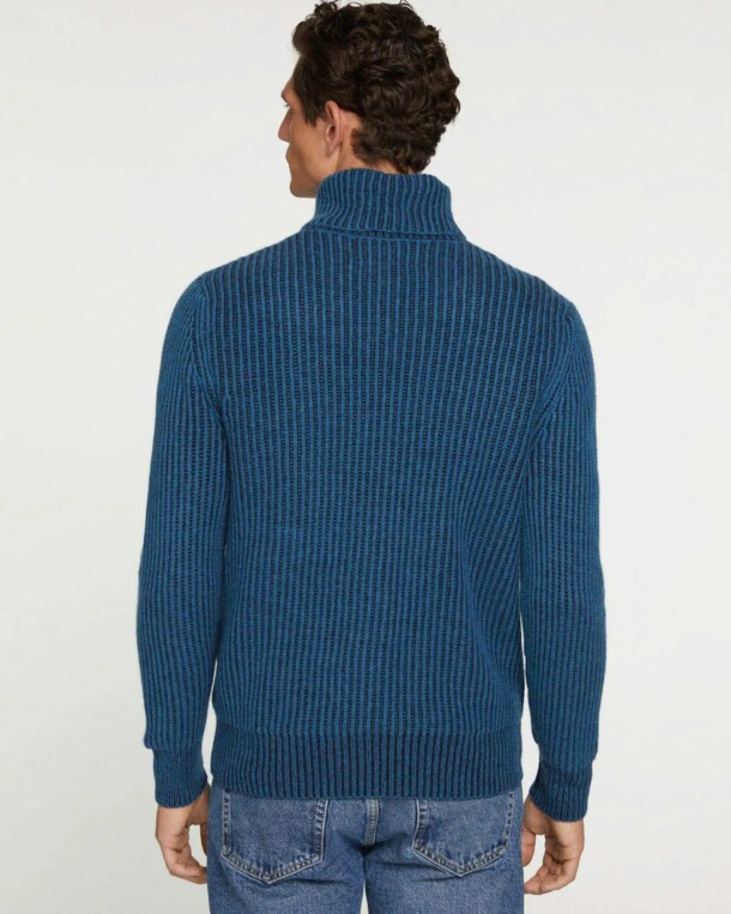 Pull Cachemire Col Roule Manches Longues