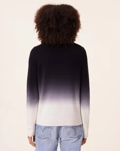 Pull Cachemire Col Roule Dip Dye, 4 Fils