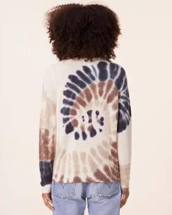 Pull Cachemire Col Roule Tie & Dye, 4 Fils