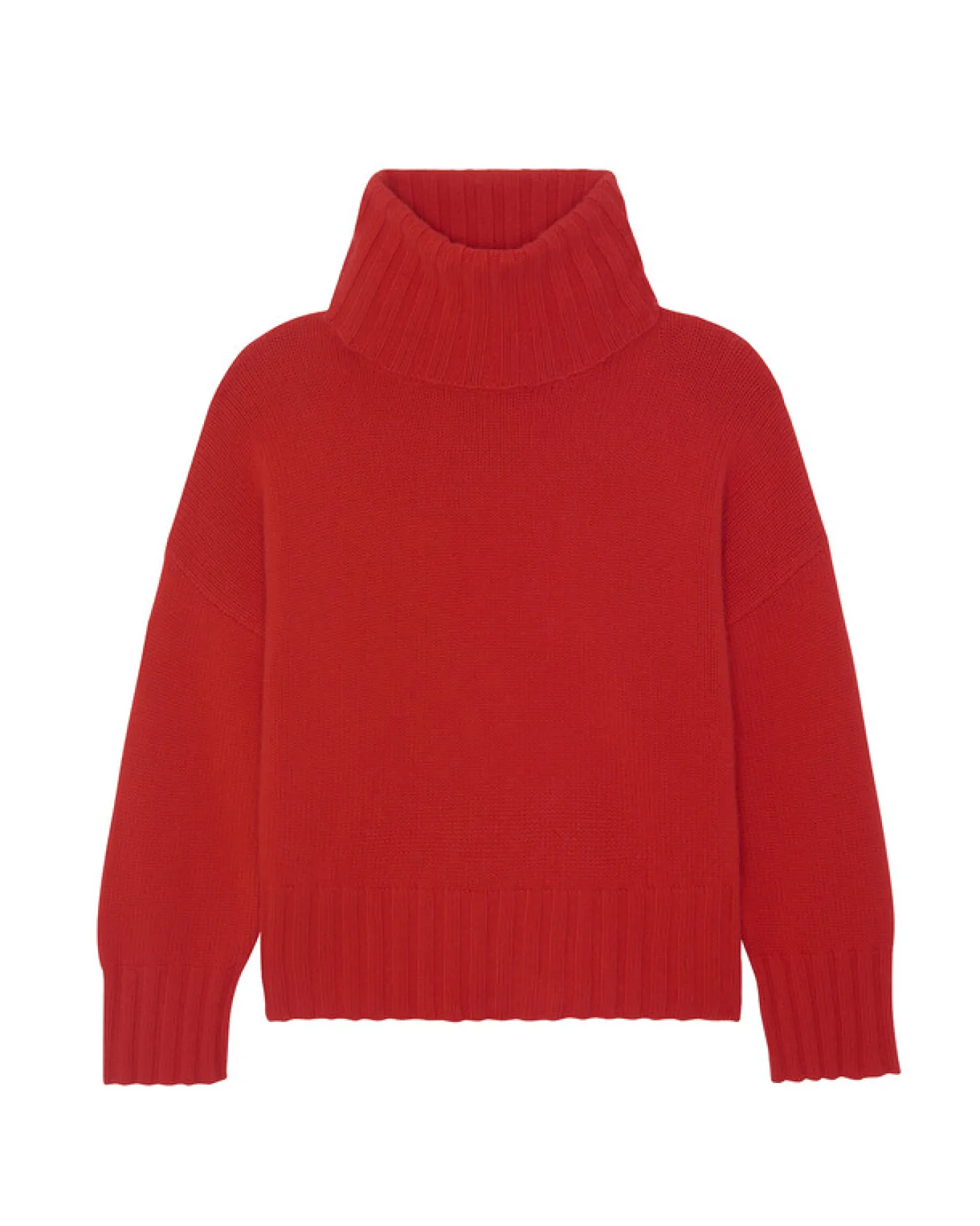 Pull Cachemire Col Roule Oversize Femme