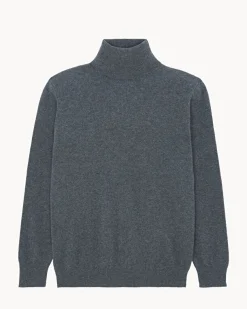 Pull Cachemire Col Roule Homme Basic