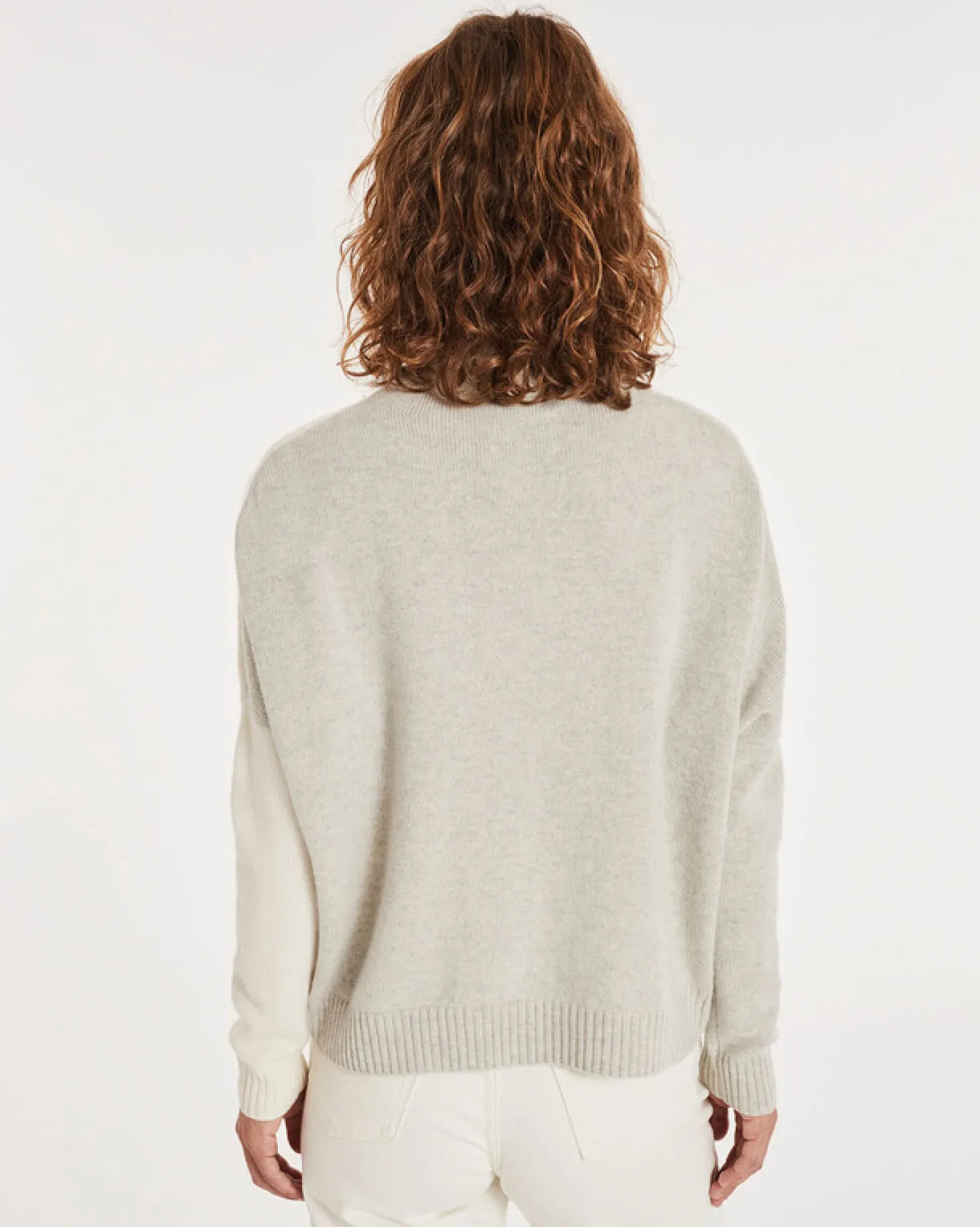 Pull Cachemire Col Roule Oversize Femme