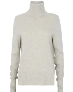 Pull Cachemire Col Roule Manches Mitaine