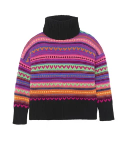 Pull Cachemire Col Roule Oversize, 8 Fils