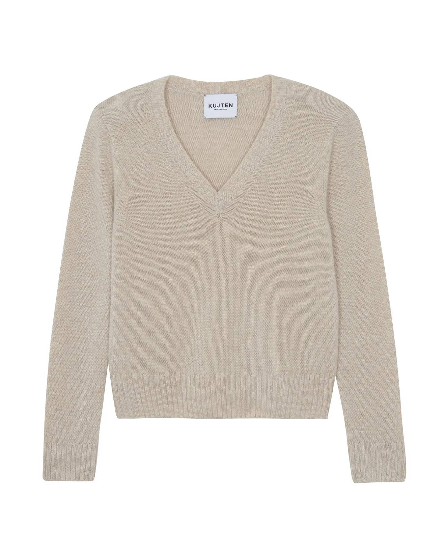 Pull Cachemire Col V, 4 Fils