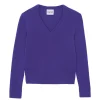 Pull Cachemire Col V, 4 Fils