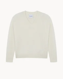 Pull Cachemire Col V, 6 Fils
