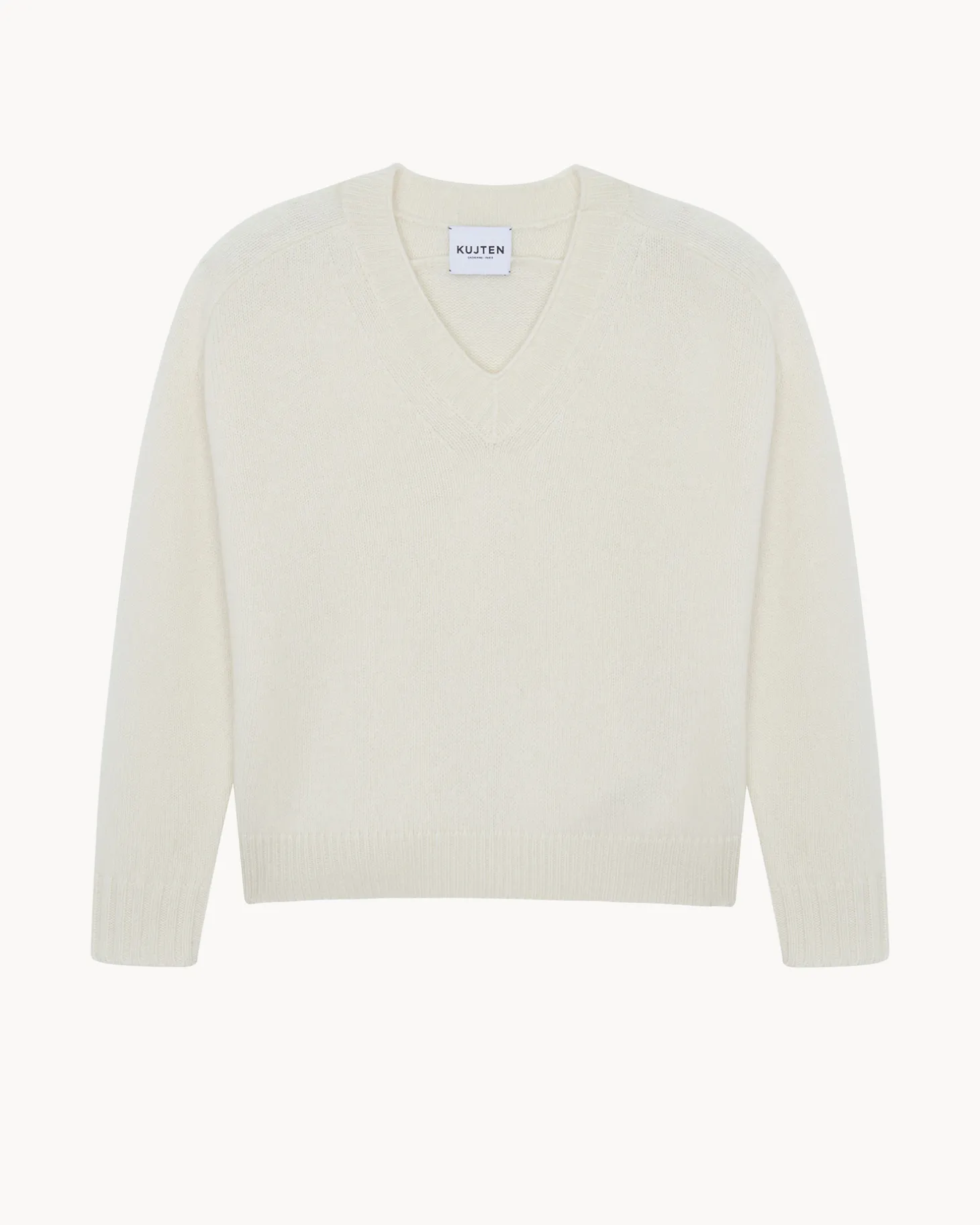 Pull Cachemire Col V, 6 Fils