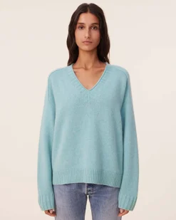Pull Cachemire Col V, 6 Fils