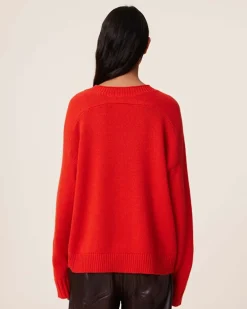 Pull Cachemire Col V, 6 Fils