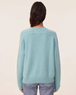 Pull Cachemire Col V, 6 Fils